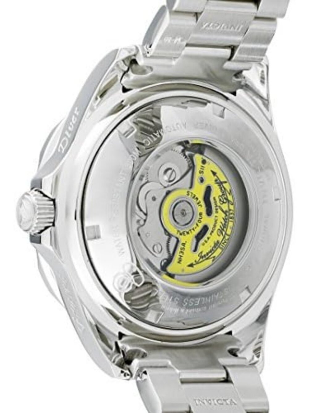 Stainless Steel Pro Diver Automatic Watch for Men - Water Resistant, Stylish - Picture 2 of 6